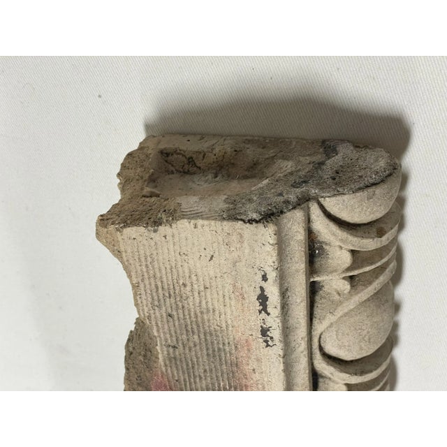 Sculpture Materials Mid 20th Century Architectural Remnant With Egg and Dart Design For Sale - Image 7 of 7