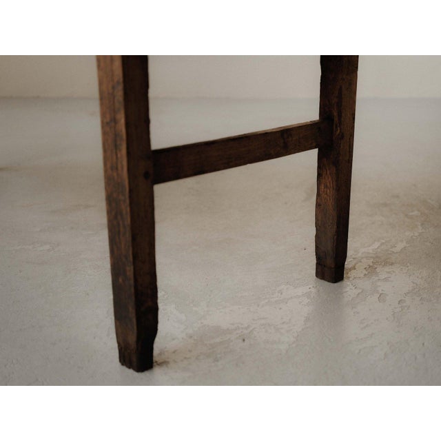 Antique French Farm Table in Wood, 1890s For Sale - Image 12 of 18