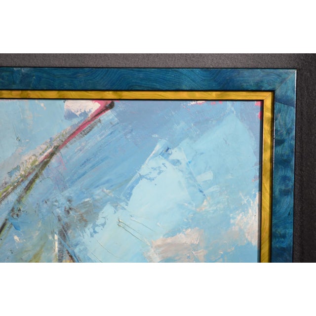 Textile j.j. Millet "Ships in Rough Seas" Signed and Dated Oil on Canvas For Sale - Image 7 of 12