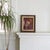 Signed Purple Pink Mauve Abstract Polychrome Painting in Faux Bamboo Frame For Sale - Image 10 of 10