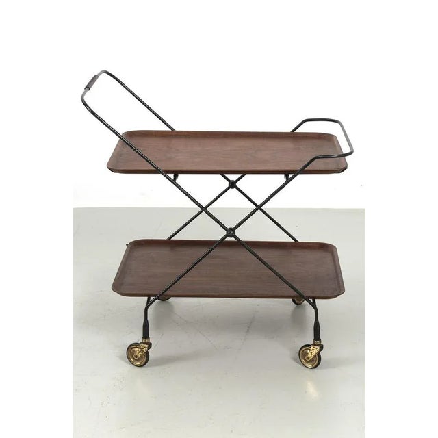 Vintage Service Trolley by Paul Nagel For Sale - Image 3 of 11