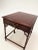 Hekman Furniture Late 20th Century George III Style Mahogany Single-Drawer Table With Brass Pull by Hekman For Sale - Image 4 of 12