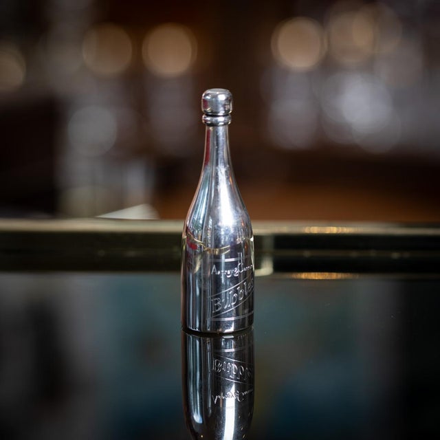 Silver Champagne Bottle Bubble Blowers from Asprey & Garrard, 2000s, Set of 2 For Sale - Image 9 of 14