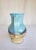 1980s Studio Pottery Blue Ceramic Stoneware Pitcher For Sale - Image 4 of 8