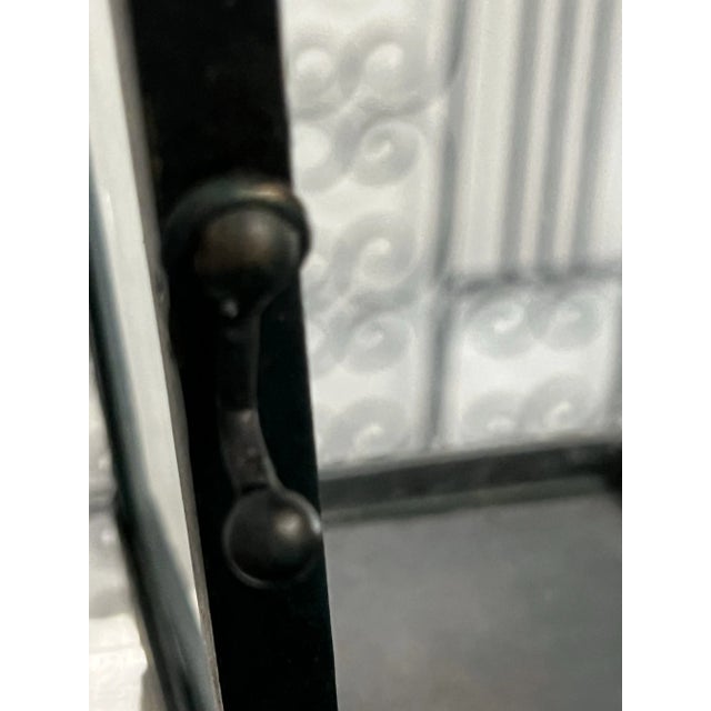 Black Vintage Pagoda Style Black Tole Display Diorama Lanterns a Pair For Sale - Image 8 of 11