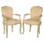 Louis XV Style Paint Decorated Armchairs - A Pair For Sale - Image 13 of 13