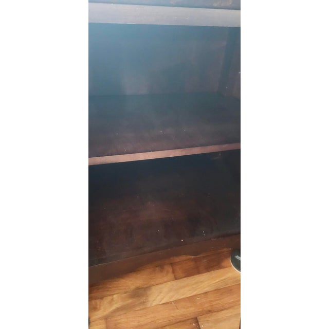 Late 20th Century Old World French Provincial Style 3 Door Solid Wood Dining Buffet For Sale - Image 11 of 14