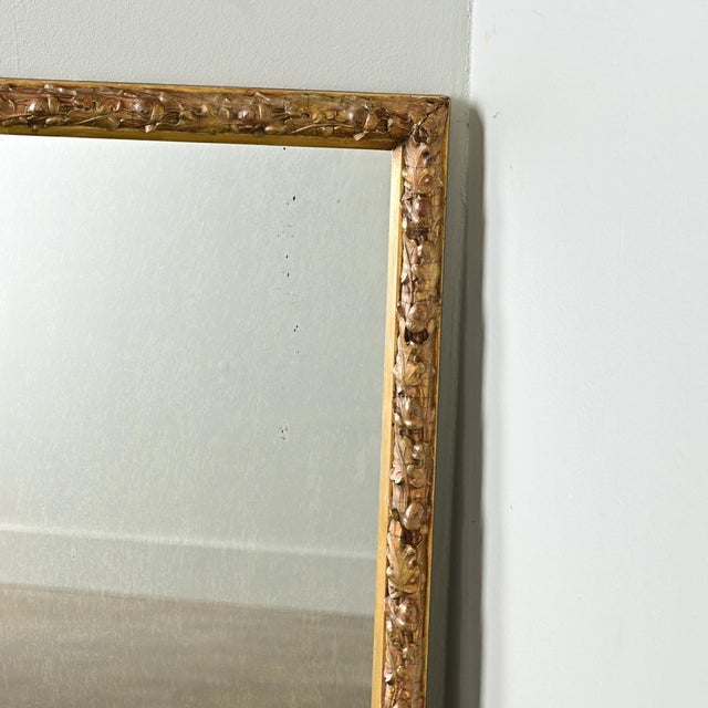 Late 19th Century French 19th Century Gilt Mirror of Acorns and Oak Leaves For Sale - Image 5 of 11