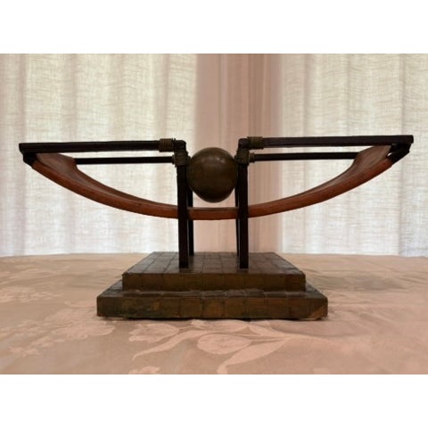 Bilbao Rail Cast Iron art sculpture by Jan Barboglio