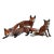 Vintage Austrian Bronze Fox Family Figurines For Sale