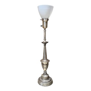 Vintage Neoclassical Torchiere Table Lamp Attributed Stiffel Rembrandt For Sale