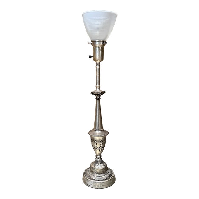 Vintage Neoclassical Torchiere Table Lamp Attributed Stiffel Rembrandt For Sale