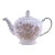 Stafforshire Ironstone Brown Floral Teapot For Sale