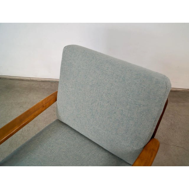 Wood 1950’s Mid-Century Modern Baumritter Metal & Wood Lounge Chair For Sale - Image 7 of 12