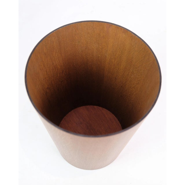 Paper Basket in Teakwood by Servex, Sweden, 1960s For Sale - Image 4 of 8