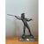 Vintage Sculptural Metal Warrior Figure For Sale - Image 10 of 13