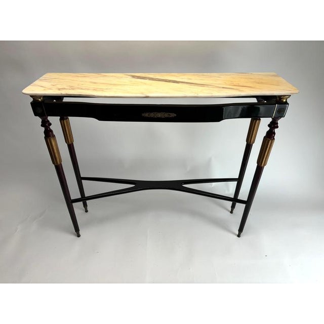 Mid-Century Italian Console Table in the style of Paolo Buffa, Italy, 1950s For Sale - Image 11 of 12