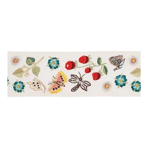 Schumacher Royal Silk Embroidery Trim, Multi