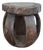 Vintage Rustic African Baga Stool Guinea-Bissau 11.5" H For Sale