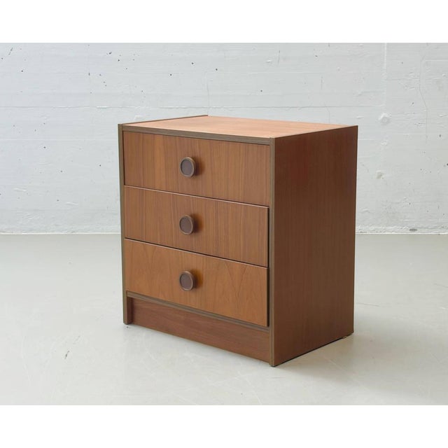 Brown Mid-Century Modern Teak Bedside Tables, 1960s, Set of 2 For Sale - Image 8 of 16
