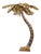 Mid 20th Century Henri Fernandez Brutalist Grande Palma Brass Palm Tree Sculpture Lamp For Sale