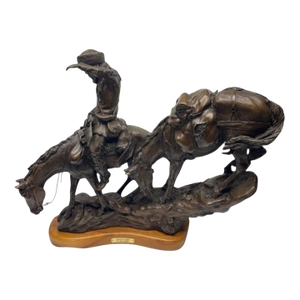1970s Rare Jack Bryant Bronze Sculpture "Headin Down" | Limited Edition 13/20