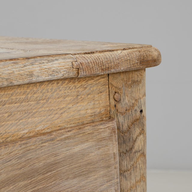 19th Century French Louis XV Style Oak Chest of Drawers For Sale - Image 9 of 18
