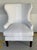 Modern White Surfside Wingback Chair For Sale - Image 4 of 7
