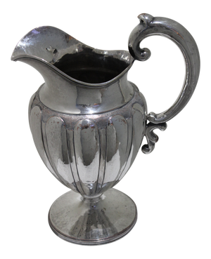 American Melon Pitcher Silver Plated