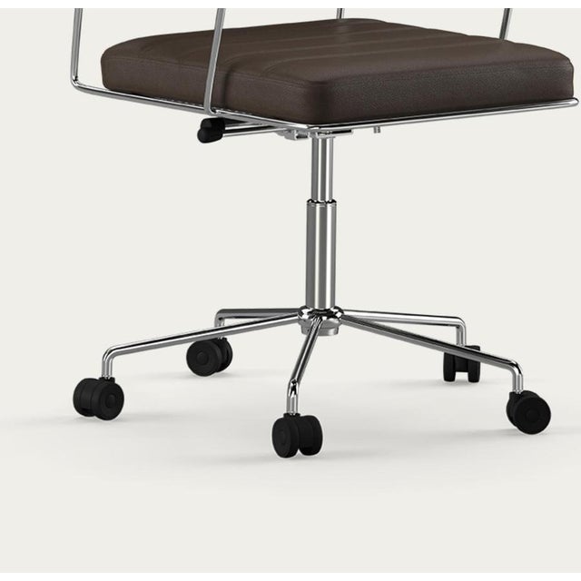 Black Time Chair Frame in Chrome Upholstery by Henrik Tengler For Sale - Image 8 of 13