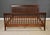 .A solid cherry king size bed by Ethan Allen “American Impressions”. Set includes headboard, footboard, side rails and...
