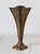 Vintage Brass Fluted Trumpet Vase For Sale In Milwaukee - Image 6 of 9