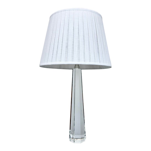 Hudson Valley Lighting Taylor Collection Crystal Prism 1-Light Table Lamp For Sale
