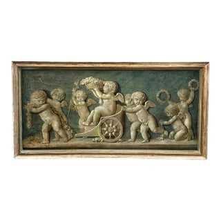 19th Century French Neoclassical Grisaille Painting For Sale