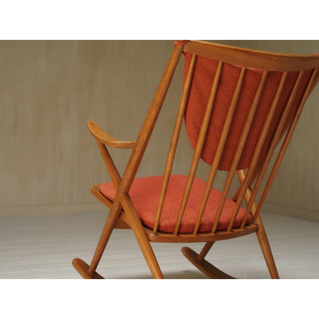 Rocking Chair by Frank Reenskaug for Bramin, 1958 For Sale - Image 9 of 18