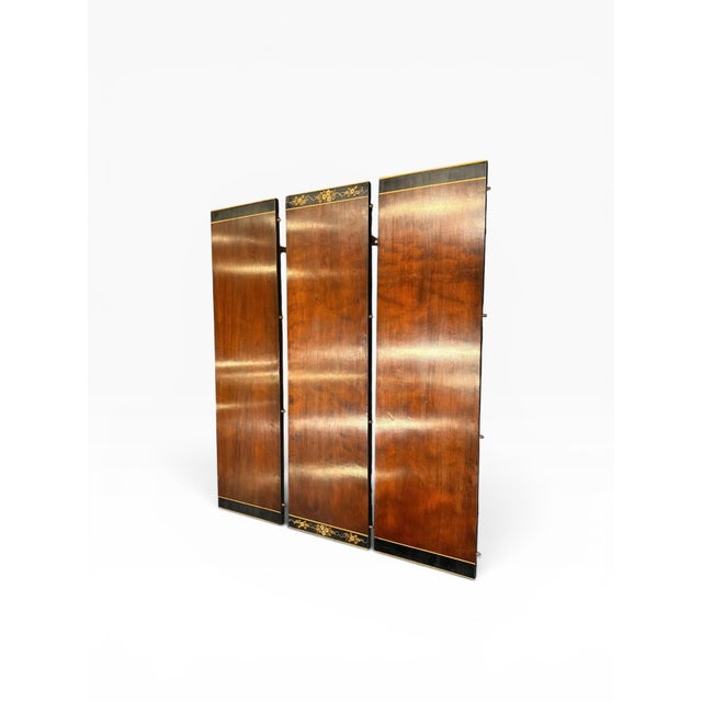 Mid 20th Century Union National Regency-Style Dining Table With Hand-Painted Details and Three Leaves For Sale - Image 9 of 14