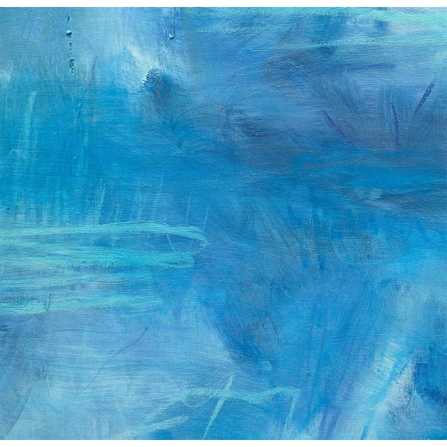 Trixie Pitts Blue Refection 36x48 For Sale - Image 4 of 5