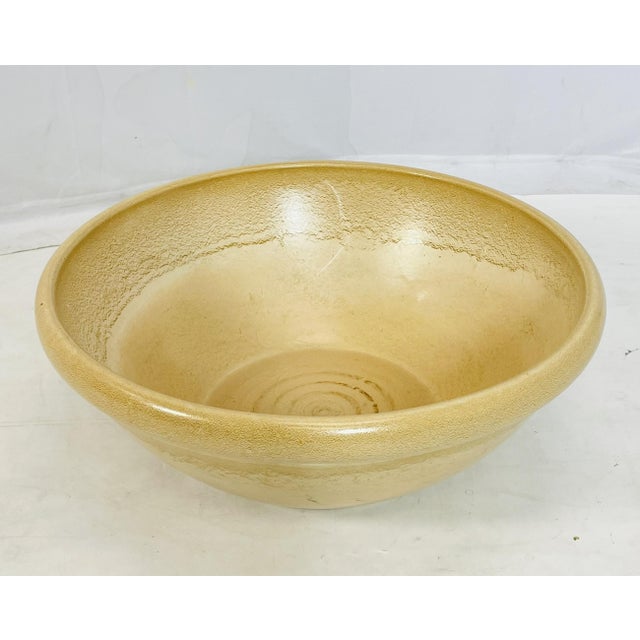 1980s Large Gainey Ceramics California Architectural Stoneware Planter Bowl For Sale In Los Angeles - Image 6 of 17