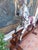 Gray Large English Dapple Grey Rocking Horse, 1940 For Sale - Image 8 of 18