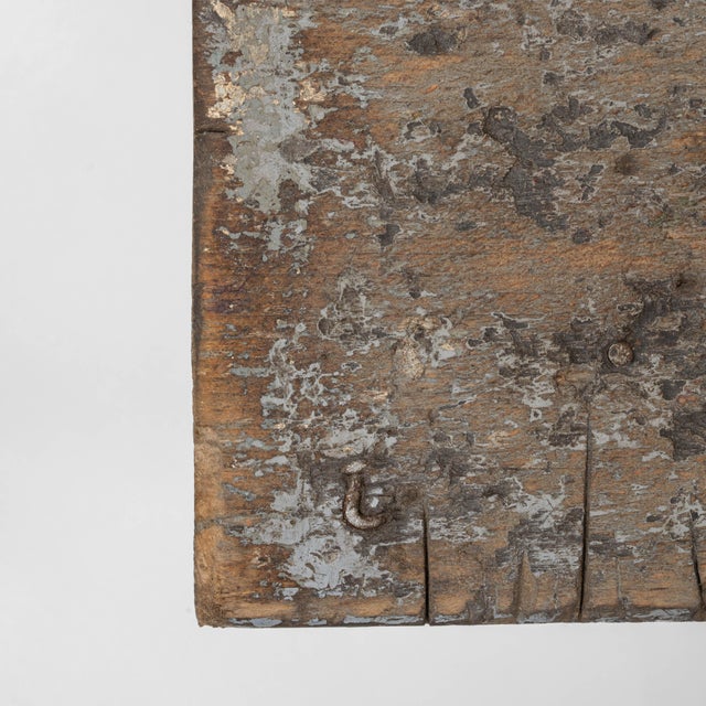 20th Century French Industrial Cast Iron Work Table with Wooden Top For Sale - Image 9 of 18