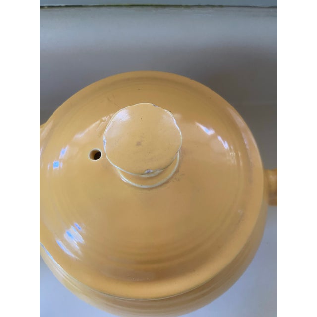 Mid 20th Century Mid Century Yellow Fiestaware Teapot For Sale - Image 10 of 11
