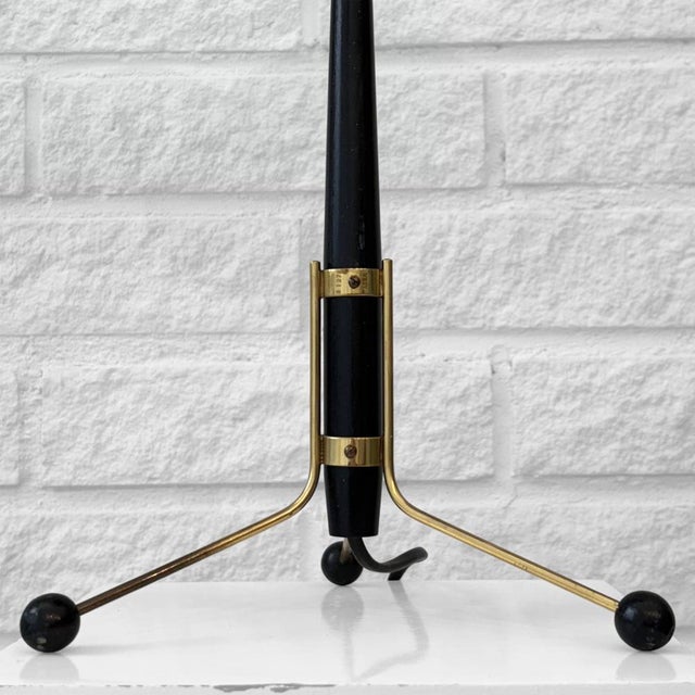 Wood Modernist Scandinavian Asea Table Lamp E1278, Sweden, 1950s For Sale - Image 7 of 12