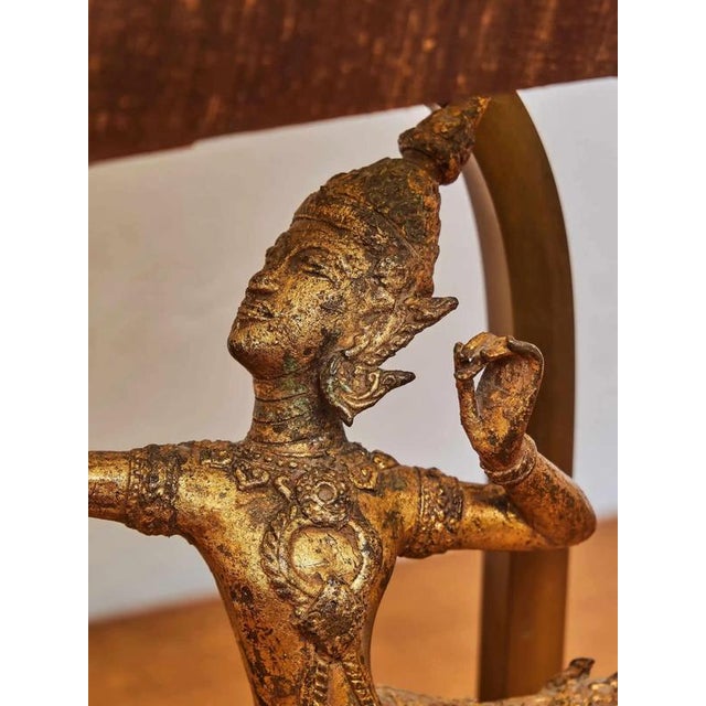 Vintage Shiva Table Lamp, Thailand For Sale - Image 6 of 11