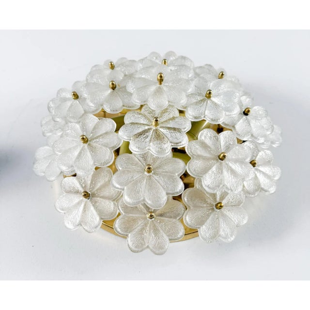 Mid-Century Modern Floral Wall Lamp by Ernst Palme, 1960s For Sale - Image 6 of 18