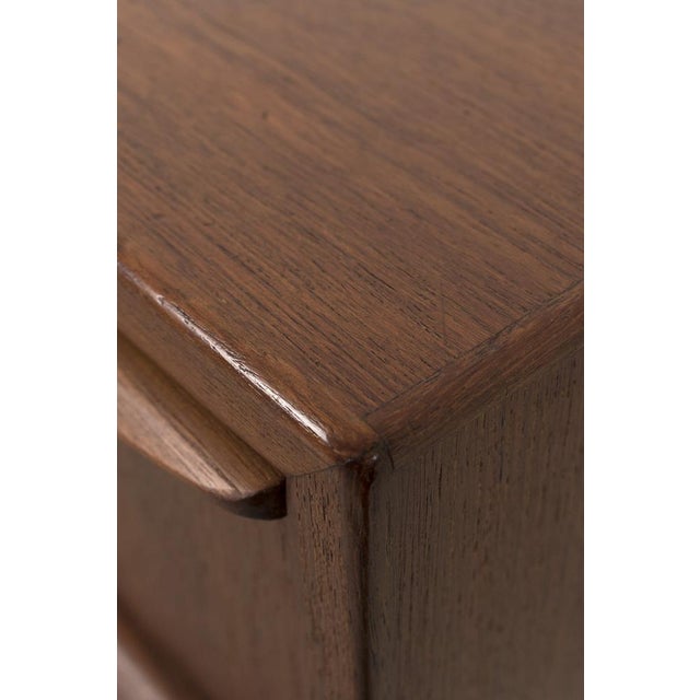 Vintage Danish Wood Cabinet For Sale - Image 4 of 9