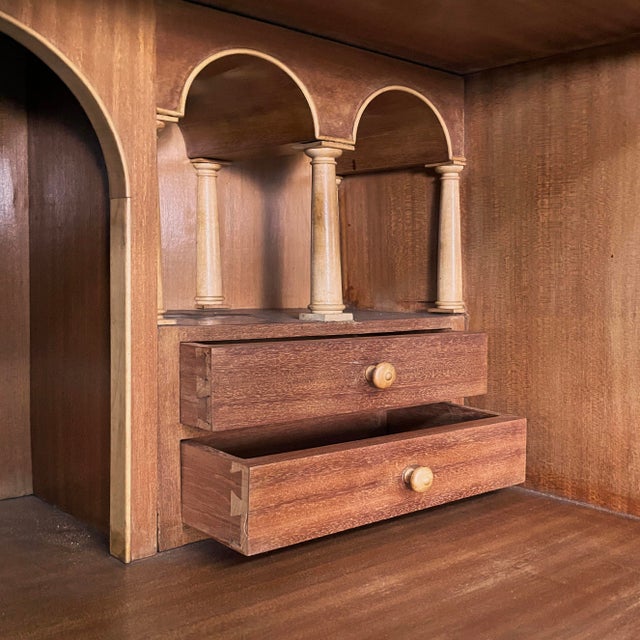 Italian Sideboard in Wood with Polychrome Decorative Tiles from Gio Ponti, 1930s For Sale - Image 11 of 18