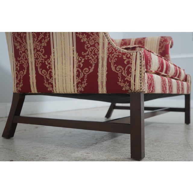 Kittinger Colonial Williamsburg Wa - 1055 Mahogany Camelback Sofa Loveseat For Sale - Image 9 of 18