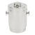 Lancel Paris Modernist Barware Silver Plate Ice Bucket Cooler, circa 1970 For Sale