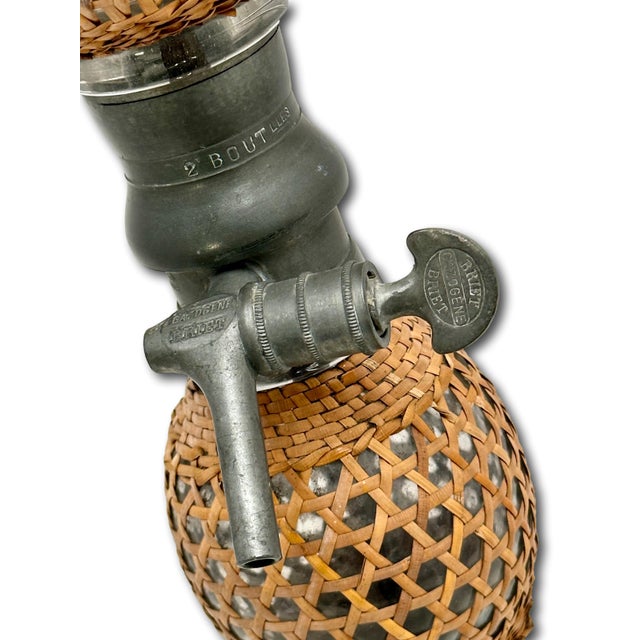 Antique Briet Paris France Double Gourd Siphon Soda Water Maker & Dispenser Now Table Lamp Base - Circa 1800s For Sale In Boston - Image 6 of 18
