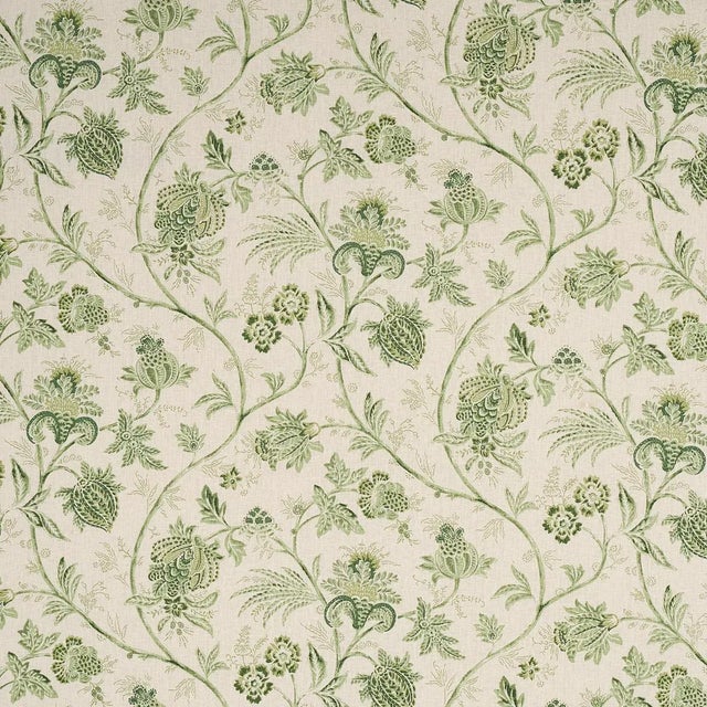 Not Yet Made - Made To Order Sample - Schumacher x Mark D. Sikes Chinoiserie Vine Fabric in Leaf Green For Sale - Image 5 of 5